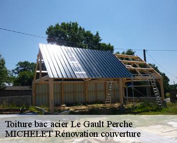 Toiture bac acier le-gault-perche-41270 Artisan Coteux