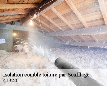 Isolation comble toiture par Soufflage  41320