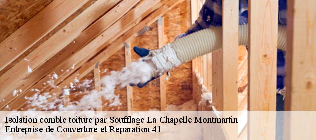 Isolation comble toiture par Soufflage  la-chapelle-montmartin-41320 Entreprise de Couverture et Reparation 41