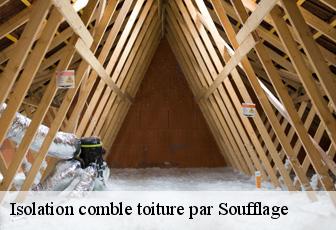 Isolation comble toiture par Soufflage