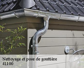 Nettoyage et pose de gouttière  41100