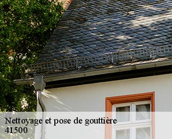 Nettoyage et pose de gouttière