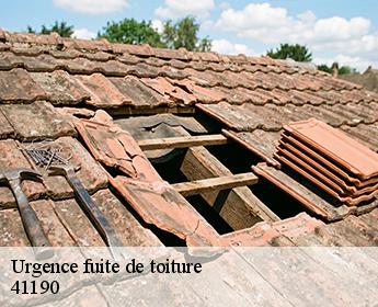 Urgence fuite de toiture  41190