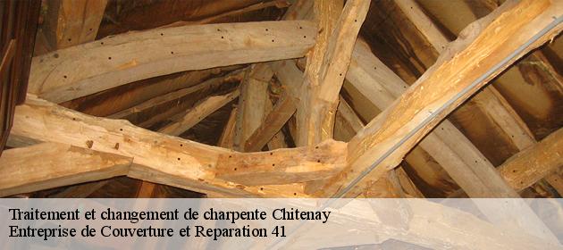 Traitement et changement de charpente  chitenay-41120 Entreprise de Couverture et Reparation 41