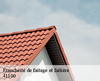 Etanchéité de faitage et faitière