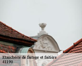 Etanchéité de faitage et faitière 41190