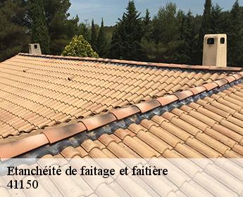 Etanchéité de faitage et faitière 41150
