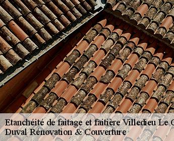 Etanchéité de faitage et faitière