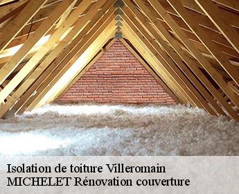 Isolation de toiture villeromain-41100 MICHELET Rénovation couverture